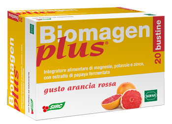 BIOMAGEN PLUS ARANCIA ROSSA 20 BUSTE ASTUCCIO 100 G - Pharmaleader