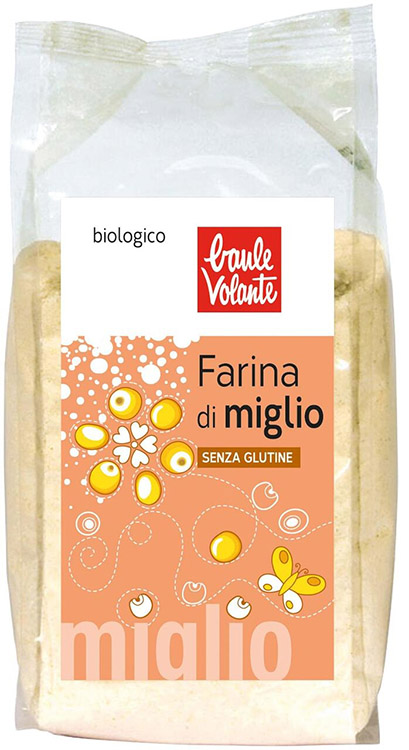 FARINA INTEGRALE DI MIGLIO MACINATA 375 G - Pharmaleader