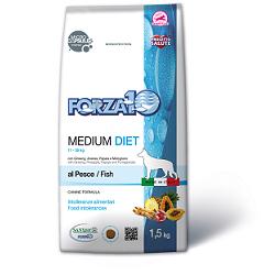 FORZA 10 MEDIUM DIET CON PESCE PER CANI DI MEDIA TAGLIA 1,5 KG - Pharmaleader