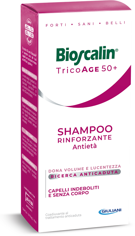 BIOSCALIN TRICOAGE SHAMPOO RINFORZANTE ANTIETA' 200 ML - Pharmaleader