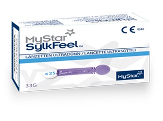 LANCETTE PUNGIDITO MYSTAR SYLKFEEL LANCETS 33 GAUGE 50 PEZZI - Pharmaleader