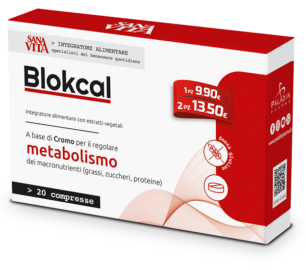 SANAVITA BLOKCAL 20 COMPRESSE - Pharmaleader