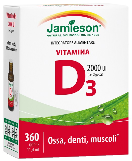 JAMIESON VITAMINA D GOCCE 11,4 ML - Pharmaleader