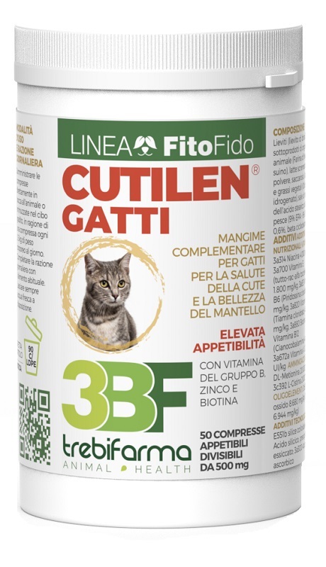 CUTILEN GATTI 50 COMPRESSE BARATTOLO 25 G - Pharmaleader