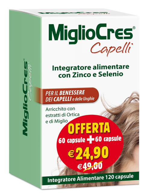MIGLIOCRES 60+60 CAPSULE 60 G PROMOZIONE - Pharmaleader