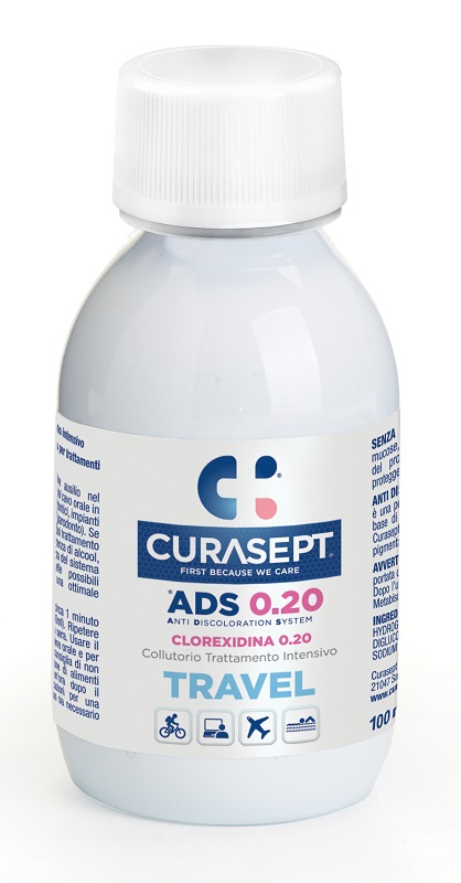 CURASEPT COLLUTORIO 0,20 ADS TRAVEL 100 ML - Pharmaleader
