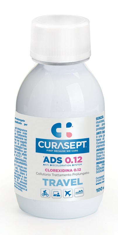 CURASEPT COLLUTORIO 0,12 TRAVEL ADS 100 ML - Pharmaleader