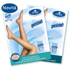 SAUBER CALZA AUTOREGGENTE 140 DENARI MAGLIA MICRORETE NEUTRO BEIGE 4 LINEA CLASSICA - Pharmaleader