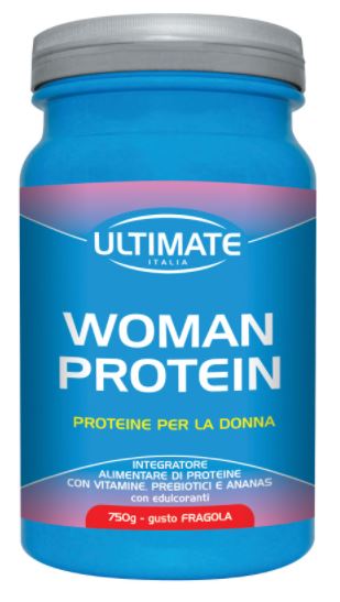 WOMAN PROTEIN FRAGOLA 750 G - Pharmaleader