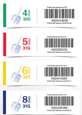 AGO PER PENNA DA INSULINA FORA FINE 32 GAUGE 6 MM 100 PEZZI - Pharmaleader