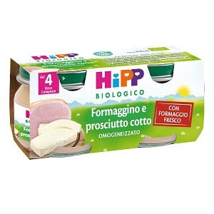 HIPP BIO OMOGENEIZZATO FORMAGGINO PROSCIUTTO 2X80 G - Pharmaleader