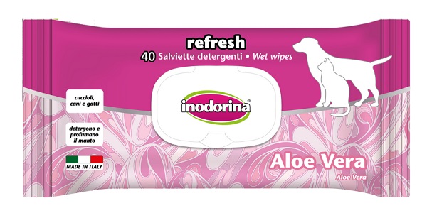 SALVIETTE ALOE VERA INODORINA 40 PEZZI - Pharmaleader