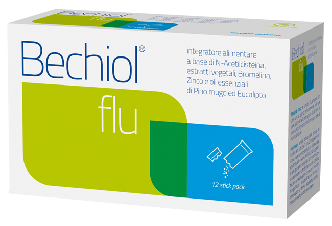 BECHIOL FLU 12 BUSTINE STICK PACK - Pharmaleader