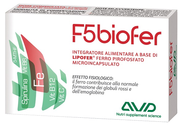 F5 BIOFER 30 CAPSULE BLISTER 14,8 G - Pharmaleader