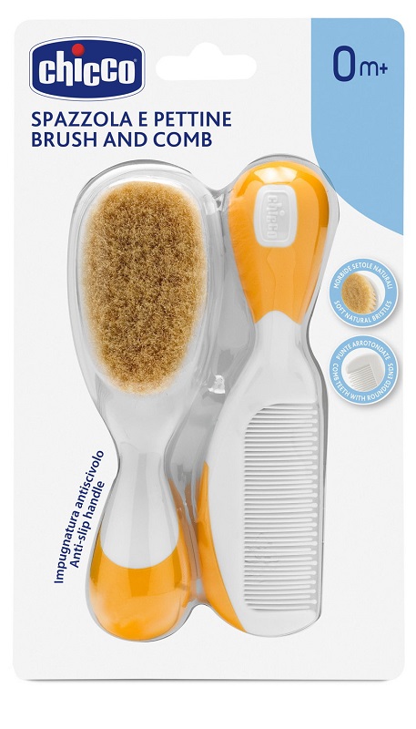 CHICCO SPAZZOLA + PETTINE ARANCIONE - Pharmaleader
