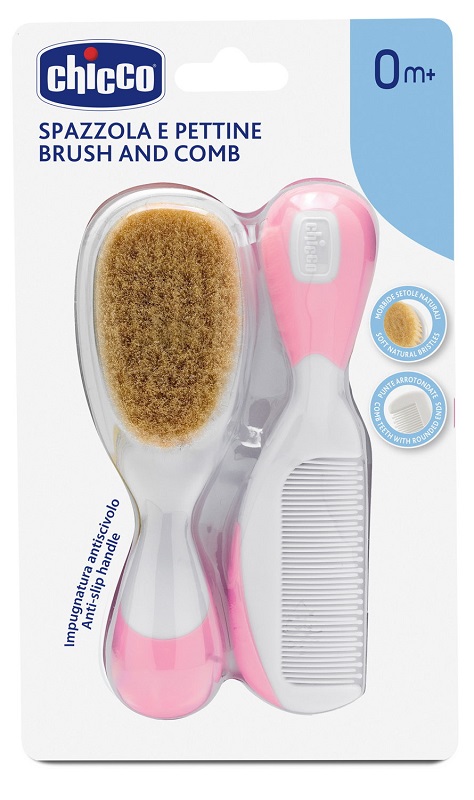 CHICCO SPAZZOLA + PETTINE ROSA - Pharmaleader