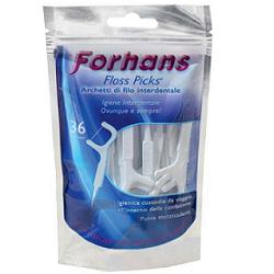 FORHANS ARCHETTI INTERDENTALI FLOSS PICKS 36PZ - Pharmaleader