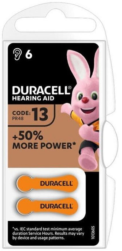 DURACELL EASY TAB 13 ARANCIO BATTERIA PER APPARECCHIO ACUSTICO - Pharmaleader