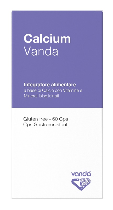 CALCIUM VANDA 60 CAPSULE FLACONE 42,8 G - Pharmaleader