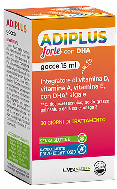 ADIPLUS FORTE CON DHA GOCCE FLACONCINO 15 ML - Pharmaleader