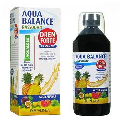 AQUA BALANCE RASSODAN DREN FORTE GUSTO ANANAS 500 ML DIETALINEA + AQUALOSS 2,8 G - Pharmaleader