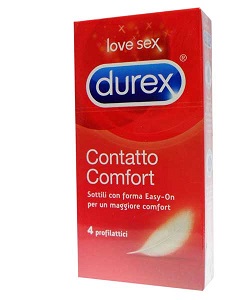 PROFILATTICO DUREX CONTATTO COMFORT 4 PEZZI - Pharmaleader