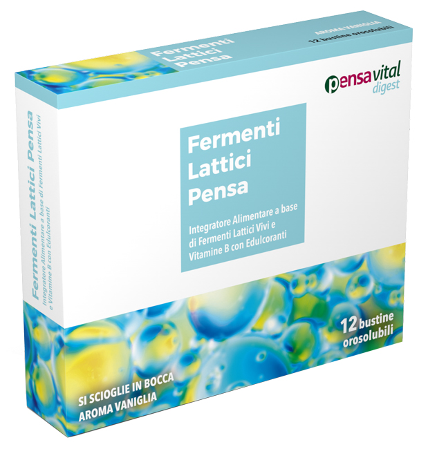 FERMENTI LATTICI VIVI E VITAMINE B 12 VANIGLIA BUSTINE OROSOLUBILI - Pharmaleader
