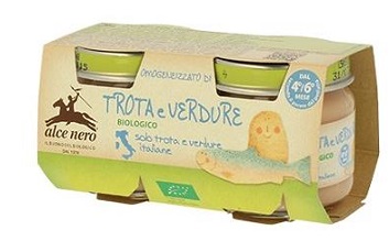 OMOGENEIZZATO TROTA E VERDURE BABY FOOD BIO 2 X 80 G - Pharmaleader