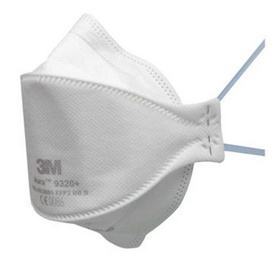 RESPIRATORE PER POLVERI SERIE AURA 9300+ CLASSE FFP2 SENZA VALVOLA DI ESALAZIONE VALORE LIMITE DI SOGLIA TLV 12 - Pharmaleader