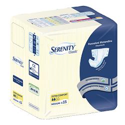 PANNOLONE A MUTANDINA SERENITY CLASSIC ALOE EXTRACOMFORT M 6 SACCHETTI  X 15 PEZZI FARMABILITY - Pharmaleader