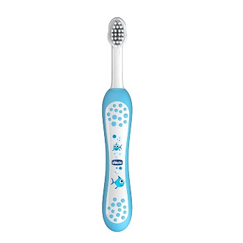CHICCO SPAZZOLINO PRIMI DENTI DA LATTE AZZURRO 6-36 MESI - Pharmaleader