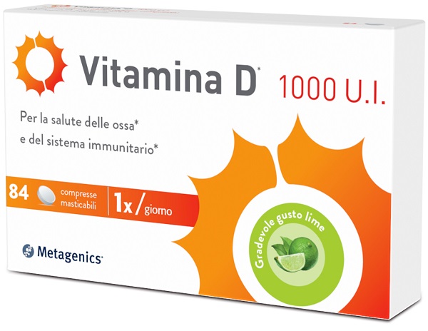 VITAMINA D 1000 UI 84 COMPRESSE MASTICABILI - Pharmaleader