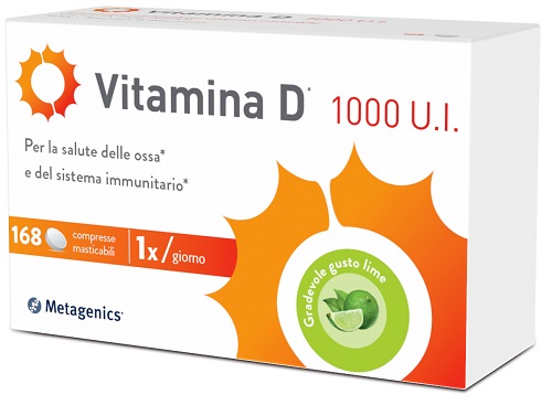 VITAMINA D 1000 UI 168 COMPRESSE MASTICABILI  - Pharmaleader