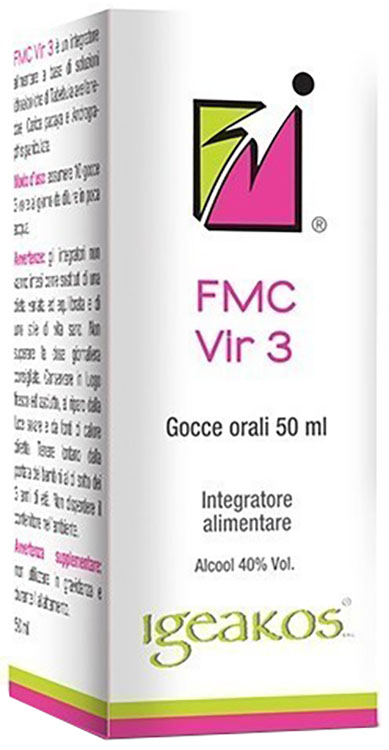 FMC VIR 3 GOCCE ORALI 50 ML - Pharmaleader