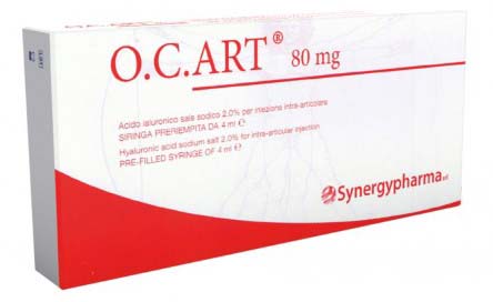 SIRINGA INTRA-ARTICOLARE OC ART ACIDO IALURONICO 80 MG 4ML - Pharmaleader