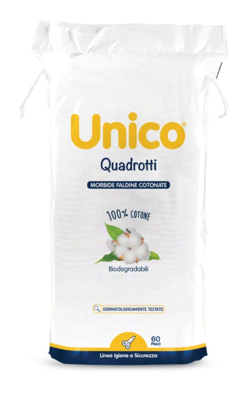 UNICO QUADROTTI 100% COTONE 60 PEZZI - Pharmaleader