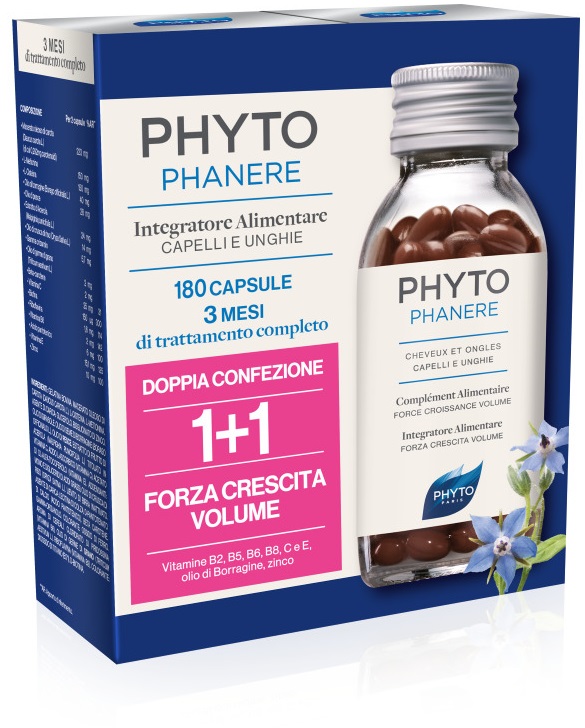 PHYTO PARIS PHYTOPHANERE INTEGRATORE ALIMENTARE CAPELLI/UNGHIE 90+90 CAPSULE - Pharmaleader