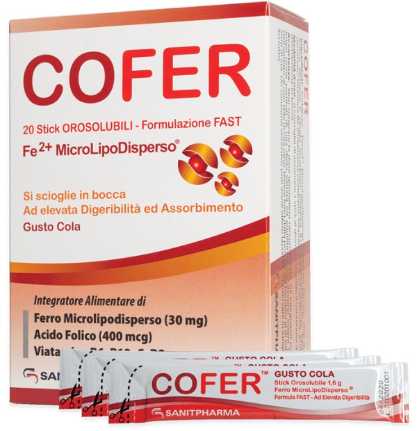 COFER 20 STICK OROSOLUBILI DA 1,6 G GUSTO COLA - Pharmaleader