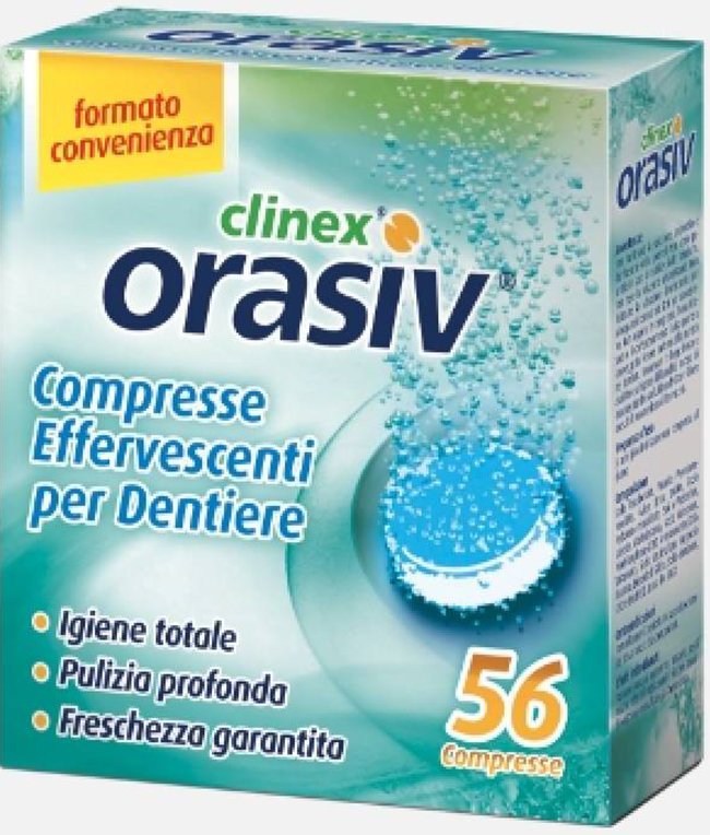 ORASIV CLINEX 56 COMPRESSE EFFERVESCENTI - Pharmaleader