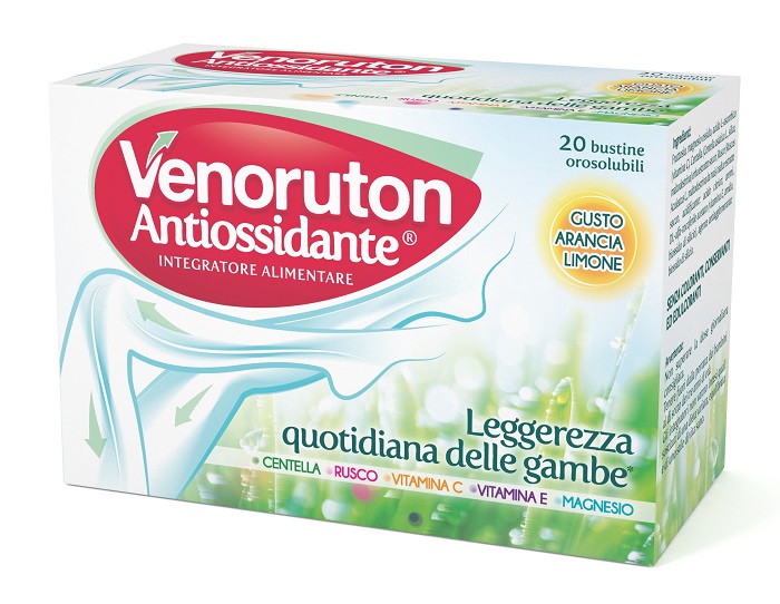 VENORUTON ANTIOSSIDANTE 20 BUSTINE OROSOLUBILI MONODOSE - Pharmaleader