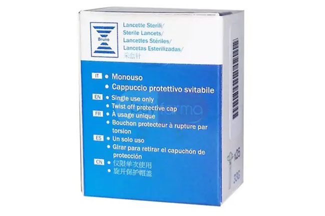 LANCETTE PUNGIDITO BRUNO 25 PEZZI - Pharmaleader