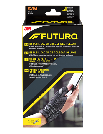 STABILIZZATORE PER POLLICE FUTURO NERO SMALL/MEDIUM 1 PEZZO - Pharmaleader