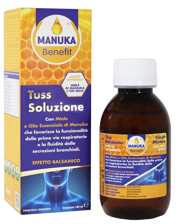 MANUKA BENEFIT TUSS SOLUZIONE 140 ML - Pharmaleader
