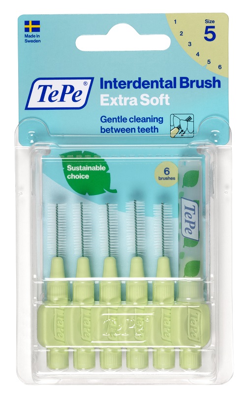 TEPE SCOVOLINO XSOFT VERDE 0,8MM 6 PEZZI - Pharmaleader