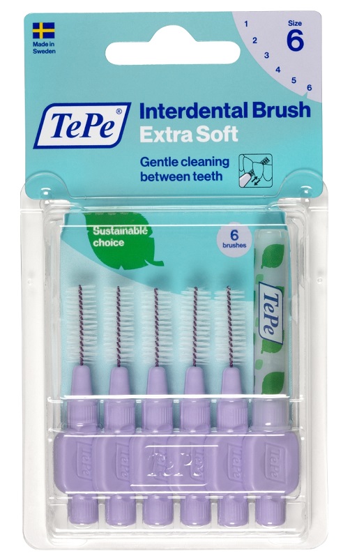 TEPE SCOVOLINO XSOFT LILLA 1,1MM 6 PEZZI - Pharmaleader