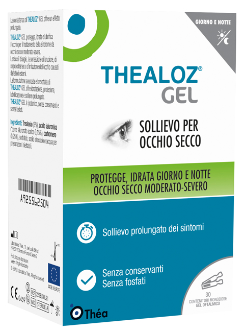 THEALOZ GEL OFTALMICO 30 CONTENITORI MONODOSE 0,4 G - Pharmaleader