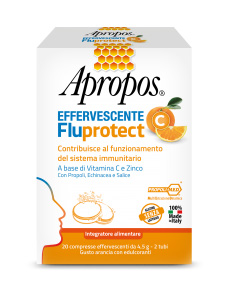 APROPOS FLUPROTECT EFFERVESCENTE C 20 COMPRESSE - Pharmaleader