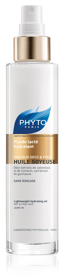 PHYTO PARIS HUILE SOYEUSE FLUIDO LATTESCENTE OLIO PER CAPELLI SECCHI E FINI 100 ML - Pharmaleader