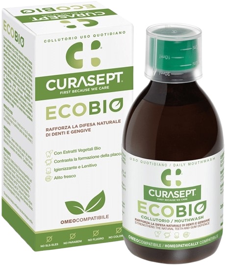CURASEPT COLLUTORIO ECOBIO 300 ML PHARMADENT - Pharmaleader