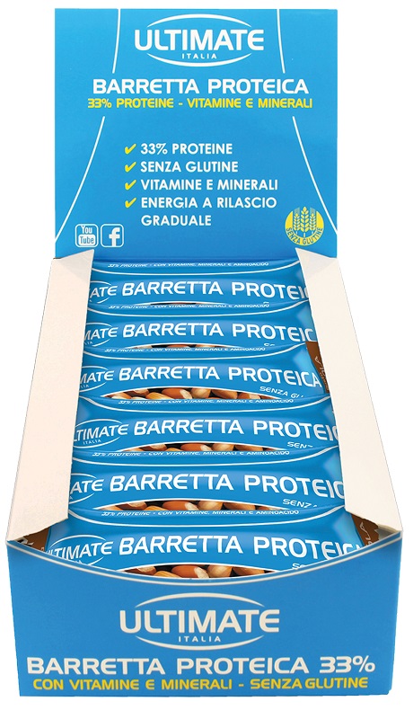 ULTIMATE BARRETTA PROTEICA NOCCIOLA 24 PEZZI - Pharmaleader